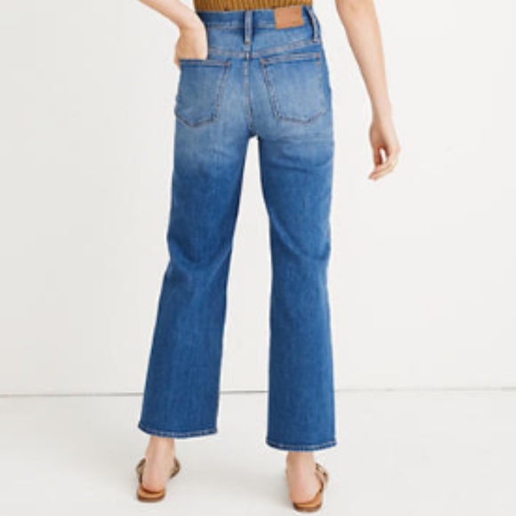 Madewell Slim Wide-Leg Jeans in Olympia Wash - Picture 3 of 7